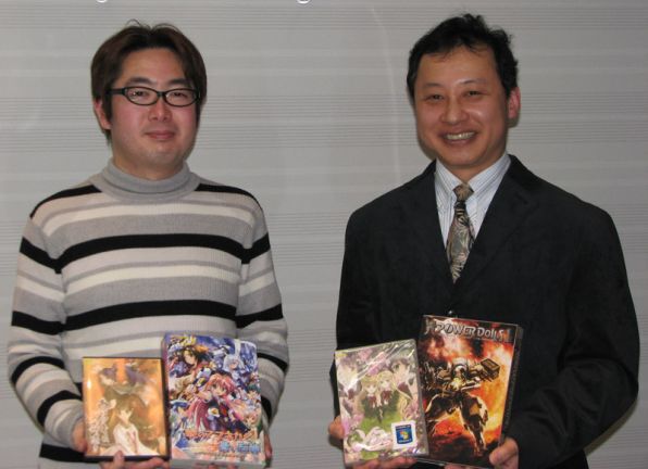 工画堂スタジオの代表取締役社長の谷 逸平氏（右）と、ソフトウェア開発部くろねこさんちーむの斎藤 勝氏