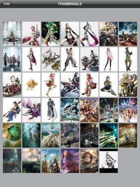 FINAL FANTASY XIII Larger-than-Life Gallery for iPad