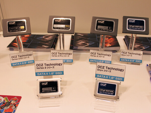 OCZ Technologyは多数のSSDを展示