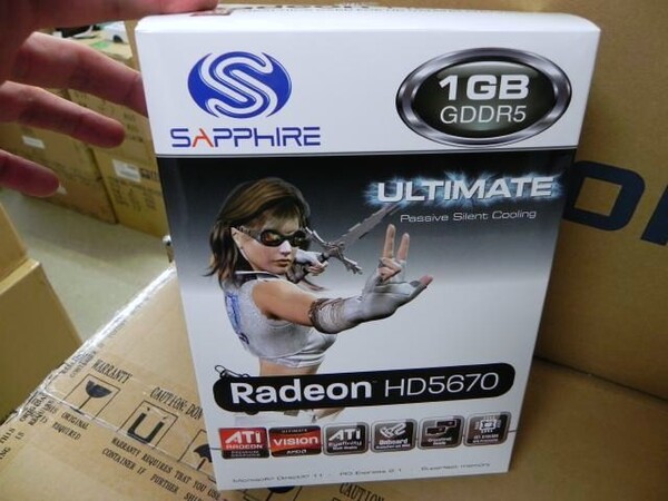 「ULTIMATE HD5670 1G GDDR5 PCI-E HDMI/DVI-I/DP」