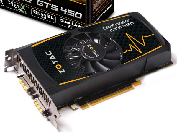 ZOTAC GeForce GTS450 Dualslot