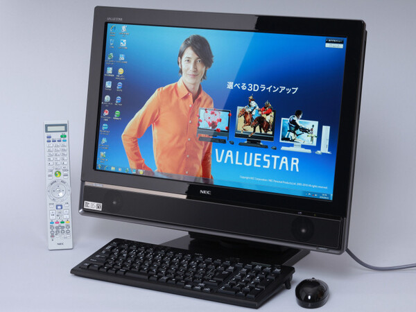 Ascii Jp 3d表示対応の大画面avデスクトップ Valuestar W 1 3