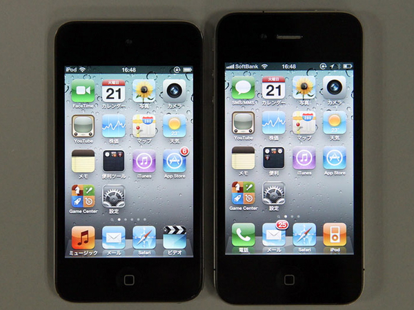 ASCII.jp：第4世代iPod touch VS iPhone 4 ハードを徹底比較！ (1/4)