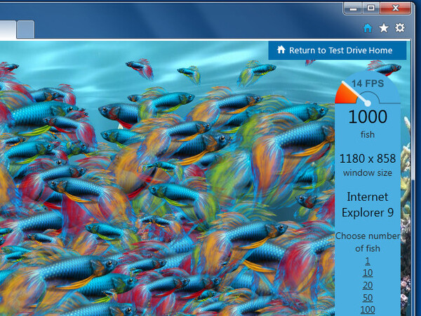G45で魚を1000匹表示