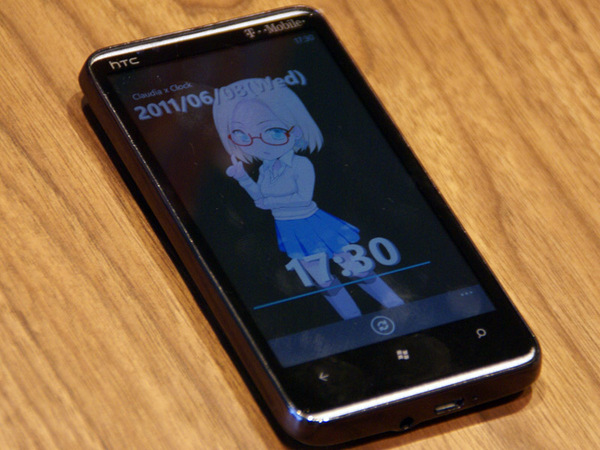 Windows Phone 7対応クラウディアアプリ