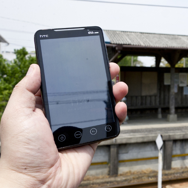 千葉県内を走る「いすみ鉄道」で「EVO WiMAX ISW11HT」を試す！