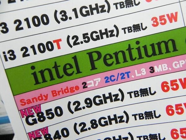 「Pentium」シリーズ