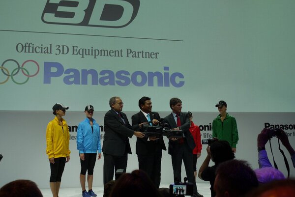 パナソニックは2012年ロンドン五輪のオフィシャルスポンサーとして3D中継を決定