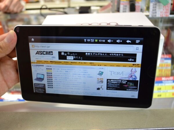 ASCII.jp：iPad風のデザインなのに7型のAndroidタブレット