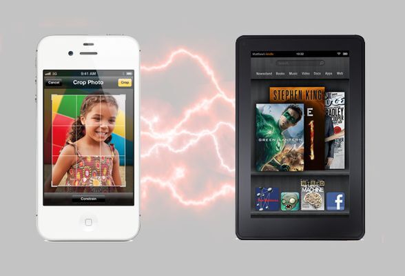 iPhone 4S vs. Kindle Fire