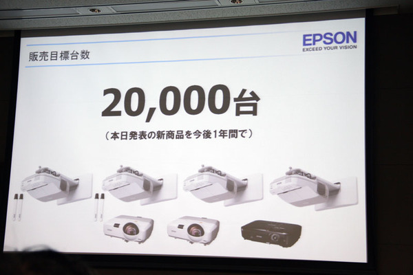 ASCII.jp：エプソン、最短18.7cmの距離から投射できるプロジェクターを発表