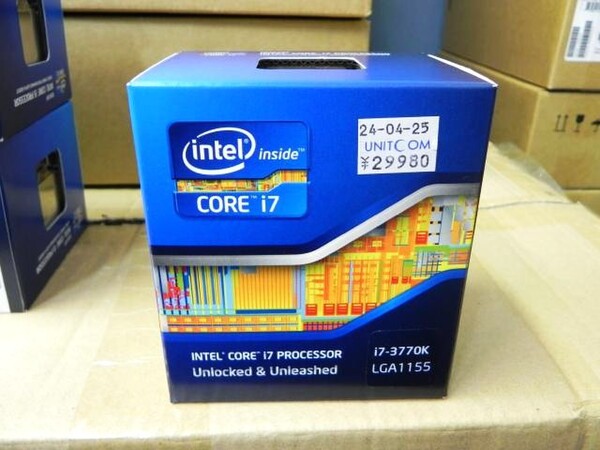 【CPU】Intel Core i7-3770 箱・ファン無し