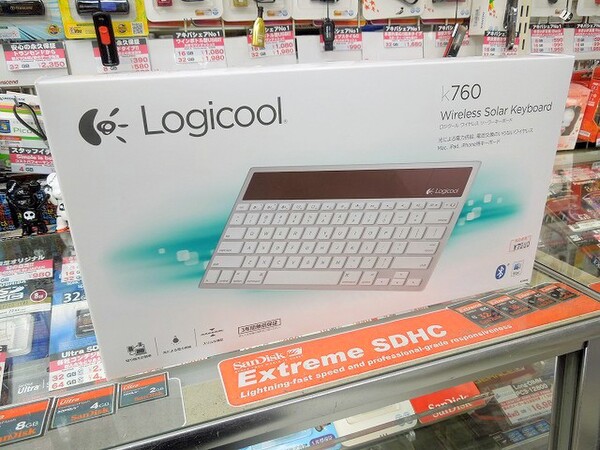 ASCII.jp：ロジクール発！ 電池切れも怖くないソーラーキーボード
