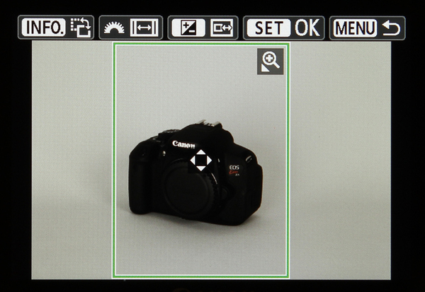 EOS Kiss X7は撮影した写真を本体でトリミングする機能を新たに搭載した