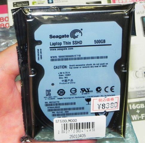SSD＋HDDの「Laptop Thin SSHD」から500GBモデルが登場