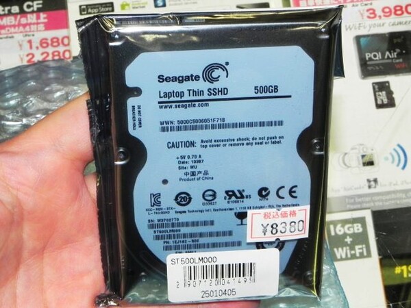 ASCII.jp：SSD＋HDDの「Laptop Thin SSHD」から500GBモデルが登場