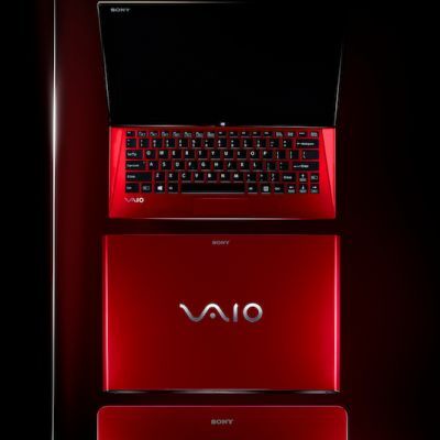 によって】 SONY - ソニー VAIO Duo 13 Red edition☆オーナーメード