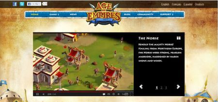 「Age of Empires」ホームページ