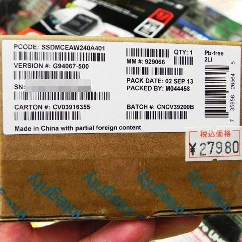 Intel SSDMCEAW240A401 530シリーズ SSD(240GB) :B00G0PHTAI:バリュー