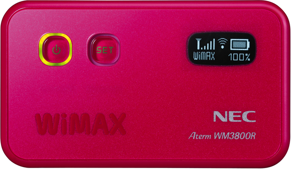 ☆美品☆　NEC　WiMAXモバイルルーター　Aterm　WM3800R(AT)