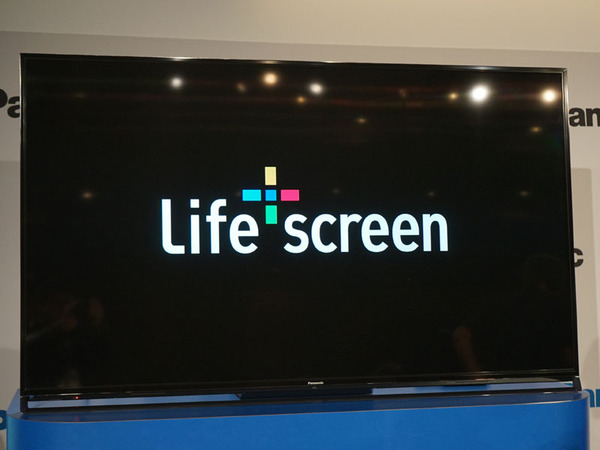 「Life＋Screen」という新しいスマートテレビもお目見え