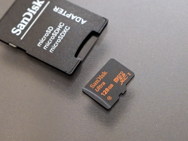 「サンディスク ウルトラ プラス microSDXC UHS-I カード 128GB」