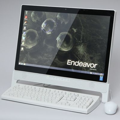 ASCII.jp：持ち運べるオールインワンPC「Endeavor PT110E」の本体デザインをチェック (1/5)