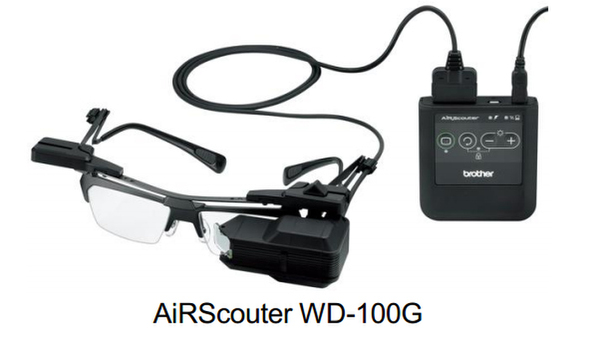 ASCII.jp：ブラザー、高画素化した新HMD「AiRScouter(エアスカウター