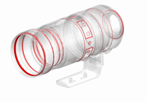 両レンズともシーリング処理が施されており、防塵・防滴構造となっている
