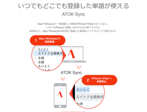 Ascii Jp Pcとiphoneで登録単語を同期 Atok For Ios の新バージョン公開