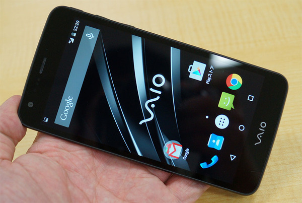 Ascii Jp 実機で見たvaio Phone Android 5 0が動く シンプルなミドルレンジ機