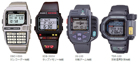 ASCII.jp：世界初腕時計型デジタルカメラなど、カシオ歴代の多機能時計 