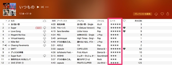 Ascii Jp Macでapple Musicの ラブ と 星 を使い分け 好きな曲を管理するテク