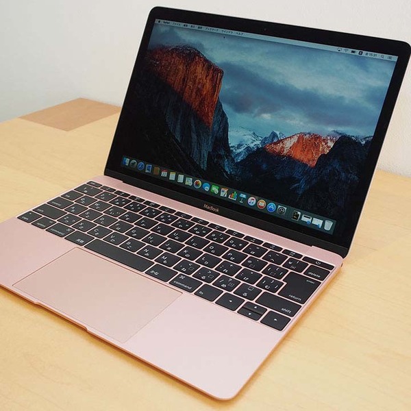 ローズゴールドの新MacBookはピンクじゃないから男性でも恥ずかしくない