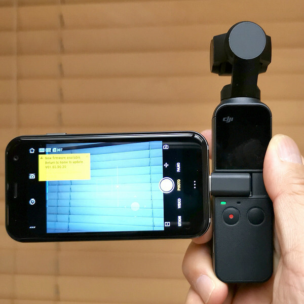 3.3型の超ミニミニスマホ「Palm Phone」をOsmoPocketの直付けモニターにする