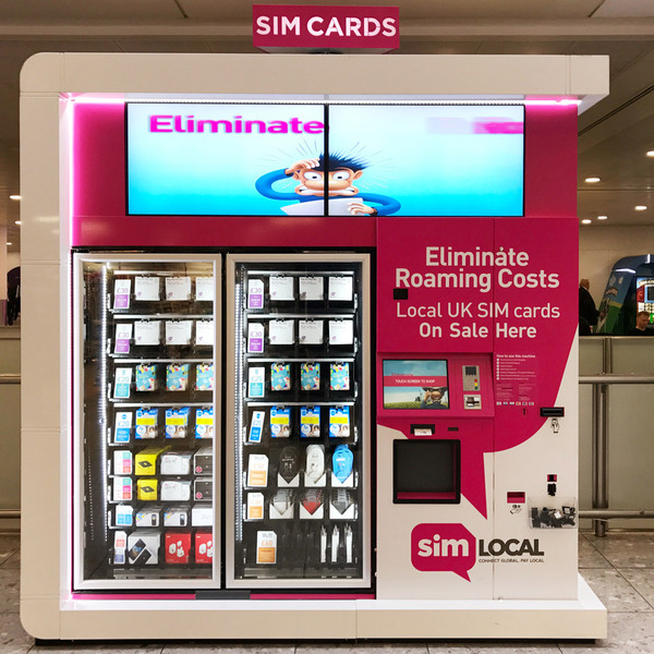 ロンドンで買ったプリペイドSIMがバルセロナでも使える！ ヨーロッパ周遊SIMを自販機で購入