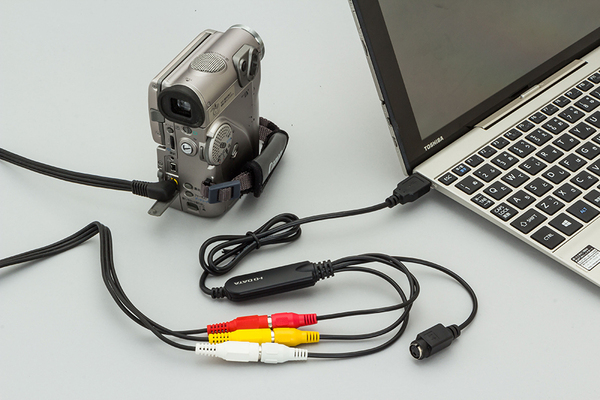 主な用途はビデオカメラやビデオデッキからのキャプチャーである