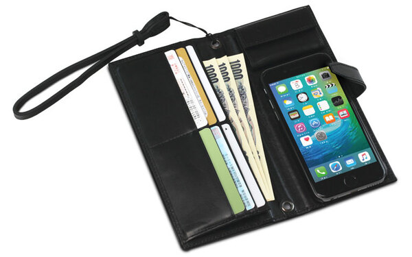 Iphoneと長財布が1つに合体 本革製の手帳型iphoneケース 週刊アスキー