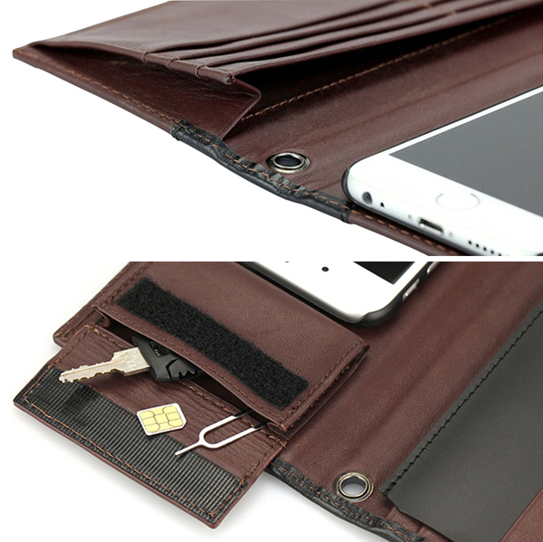 Ascii Jp Iphoneと長財布が1つに合体 本革製の手帳型iphoneケース