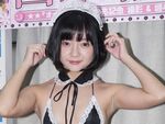 メイド風の極小ビキニでファンを魅了する西永彩奈、22thDVDで“イケナイ恋”を表現！