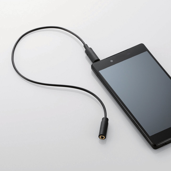 全品送料無料 ELECOM スマートフォン用ロッドアンテナ アダプタタイプ ブラック MPA-35ATRBK