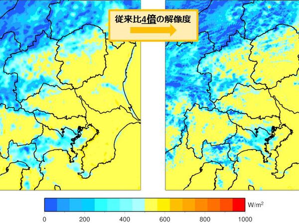 日本気象協会、従来比4倍解像度の日射量推定サービスを開始