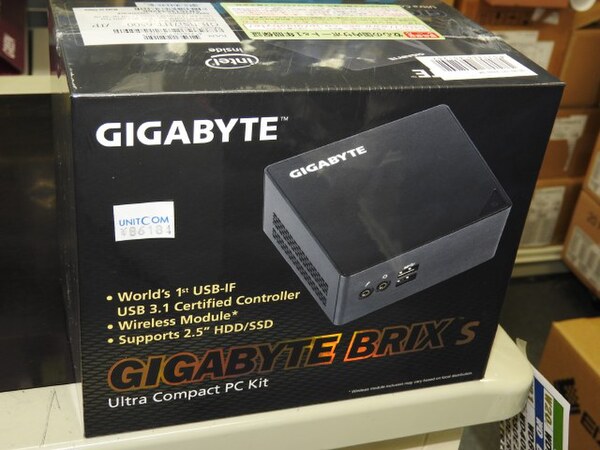 GIGABYTE GB-BSi7HT-6500 　Windows 10Pro