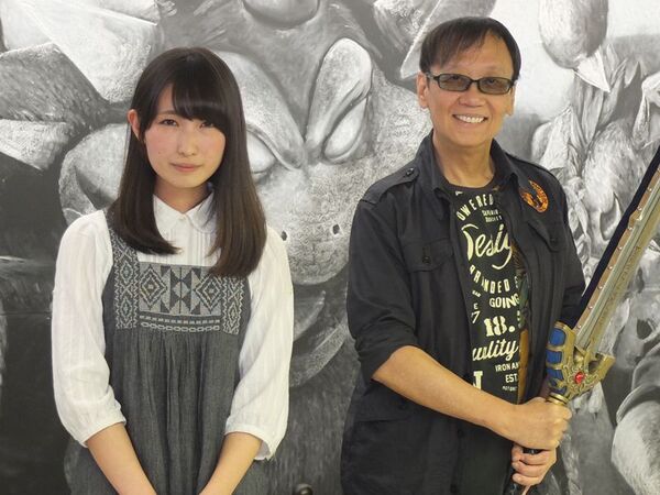 堀井氏が新宿にあらわれた！ 超巨大黒板に描かれたモンスターにかいしんの一撃！ 