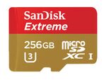 サンディスク、世界最速256GB microSDXCカードを発表