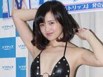 初めての黒いボンテージで刺激的に誘惑。Fカップの“蓮根グラドル”林 美佐