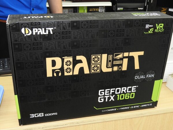 Palit GeForce GTX 1060 Dual 3GB、他一枚セット