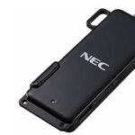 ディスプレーに無線入力機能を付加、NECがスティック型の「プレゼンテーション用端末」