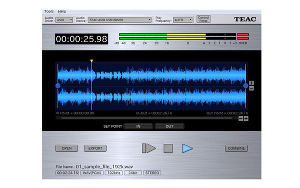 Ascii Jp ティアック ハイレゾ音源編集ソフトを無料で配信