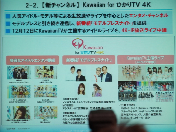 「Kawaiian for ひかりTV 4K」を開始